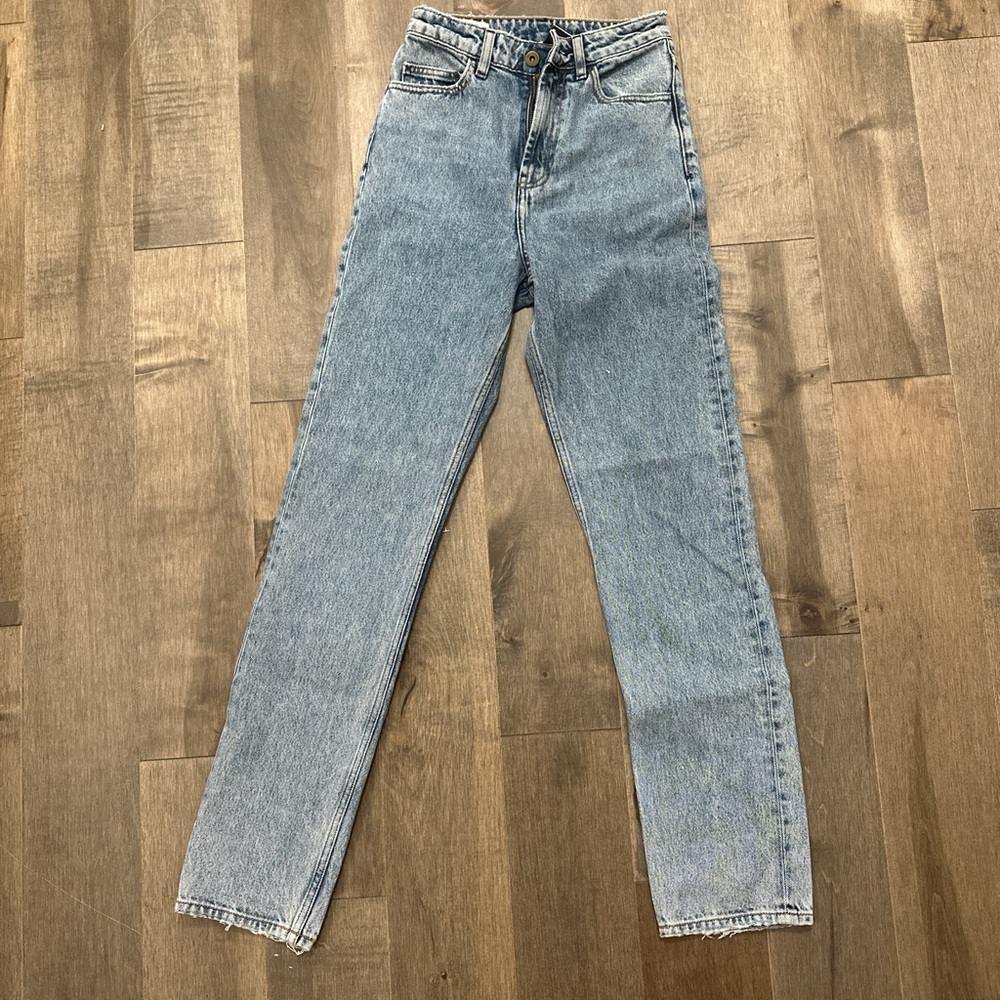 Classic Blue Straight Leg Jeans